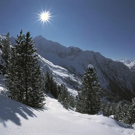 Sunlit Near Ski Area In Tyrol